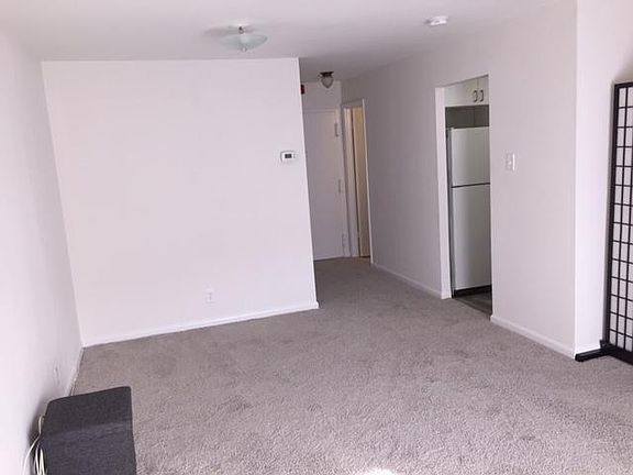Living/dining area and hallway
