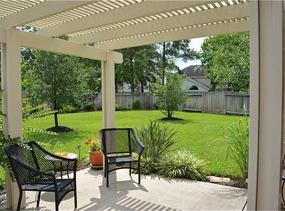 pergola and extended patio
