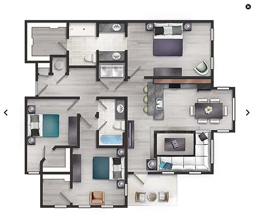 Floor plan The Dogwood Patio - Phase II