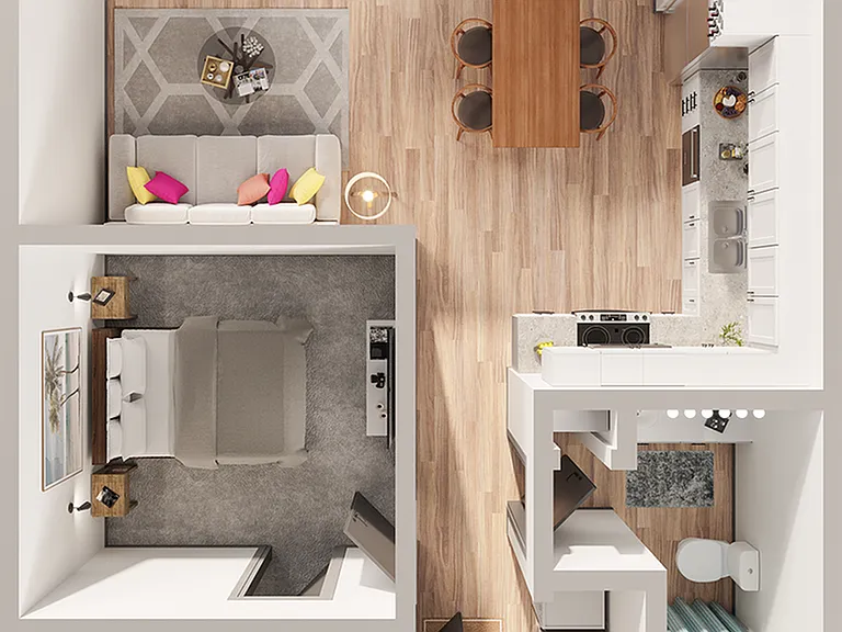 Legacy North - A1JU1 Floorplan Legacy North - A1JU1 Floorplan