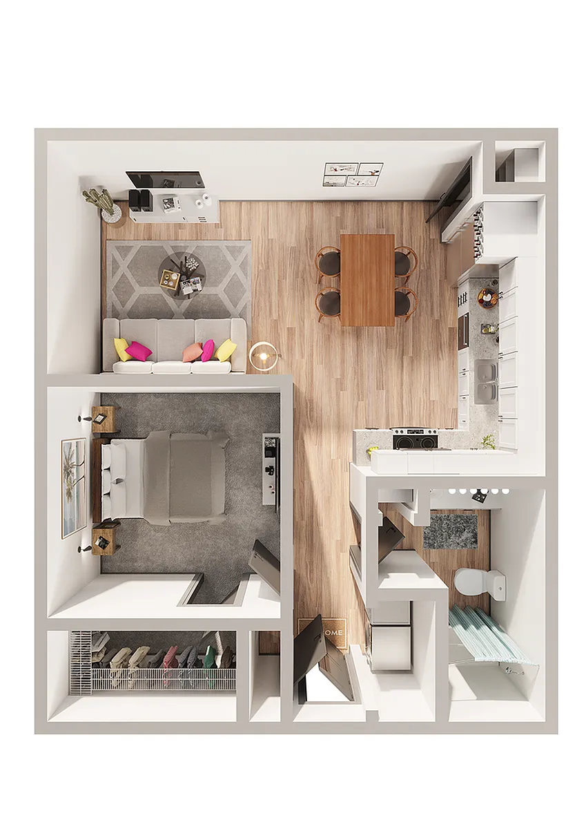 Floor plan A1J