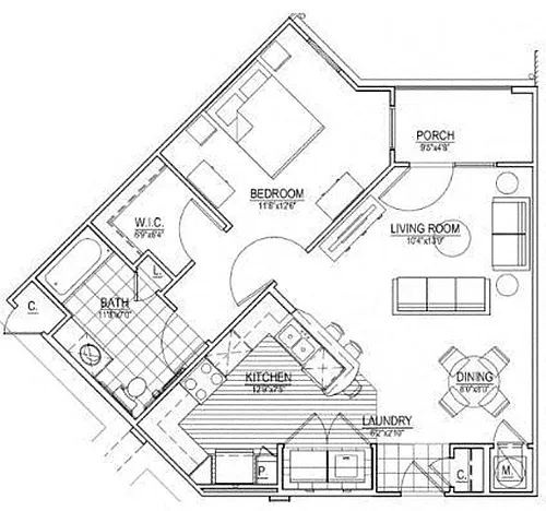 Floor plan A4-HC