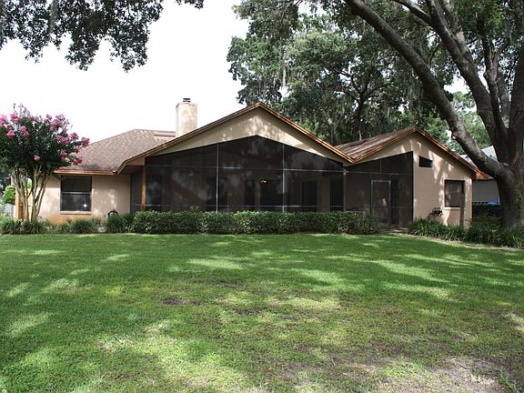 View of backyard and patio