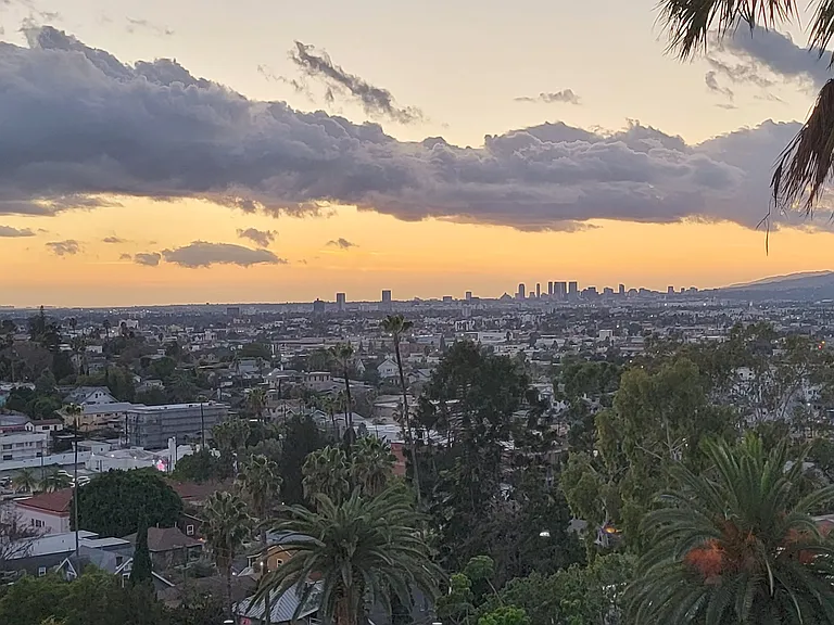 Balcony view west.