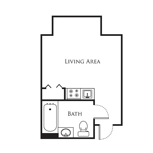 Floor plan Studios