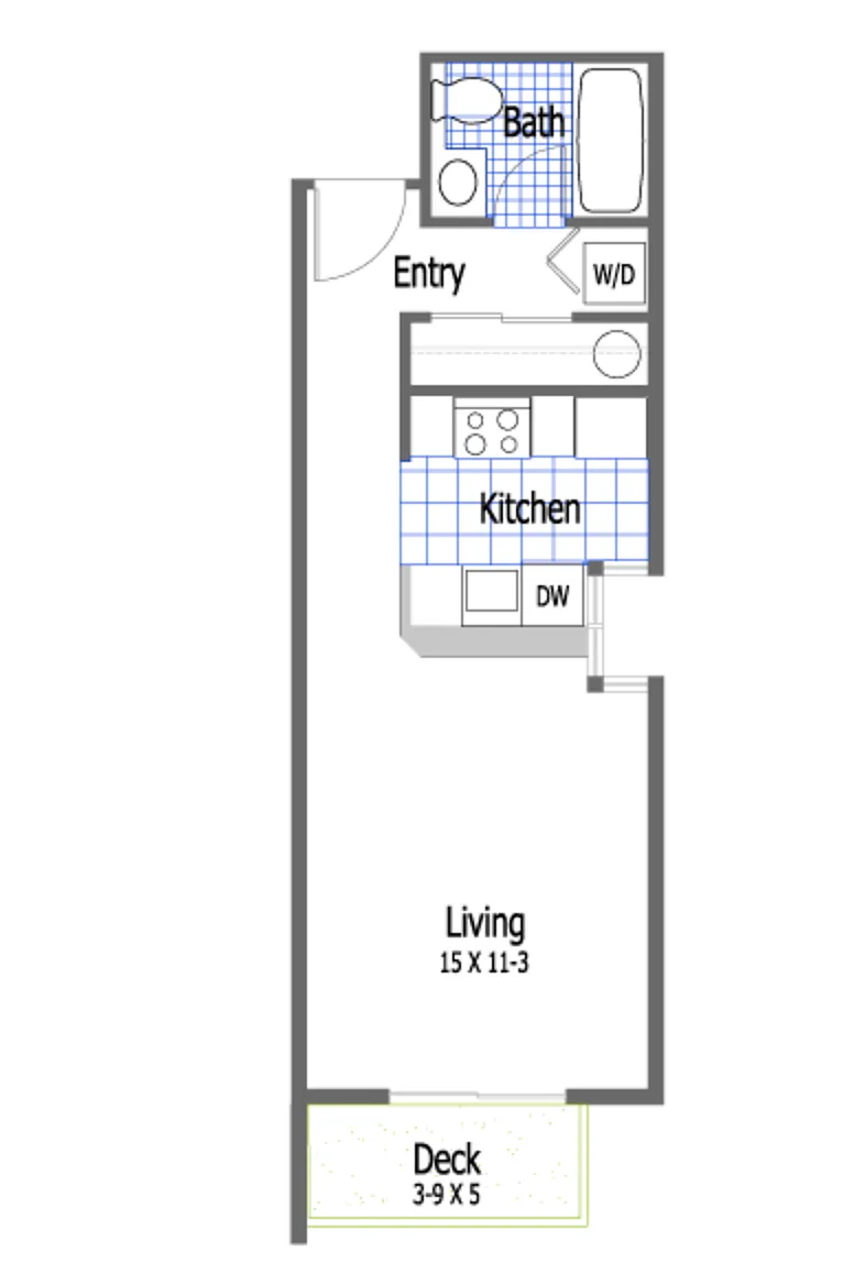 Floor plan Studio