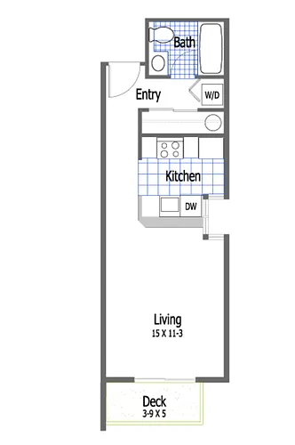 Floor plan Studio