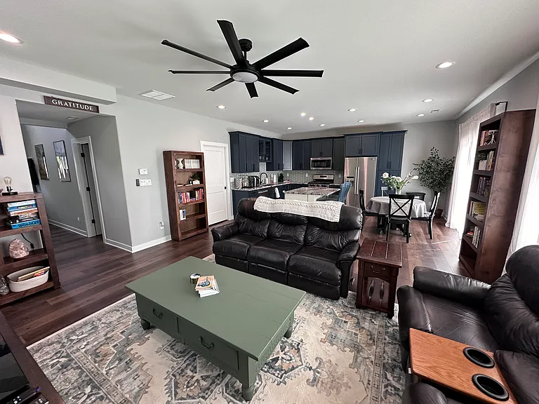 Living Room and Kitchen (open concept)
