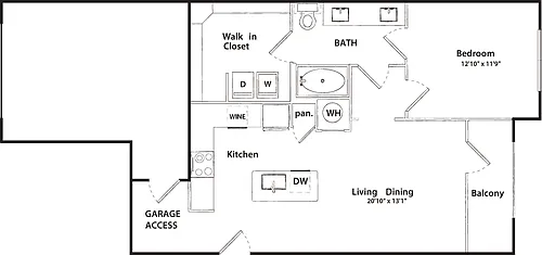 Floor plan A3C