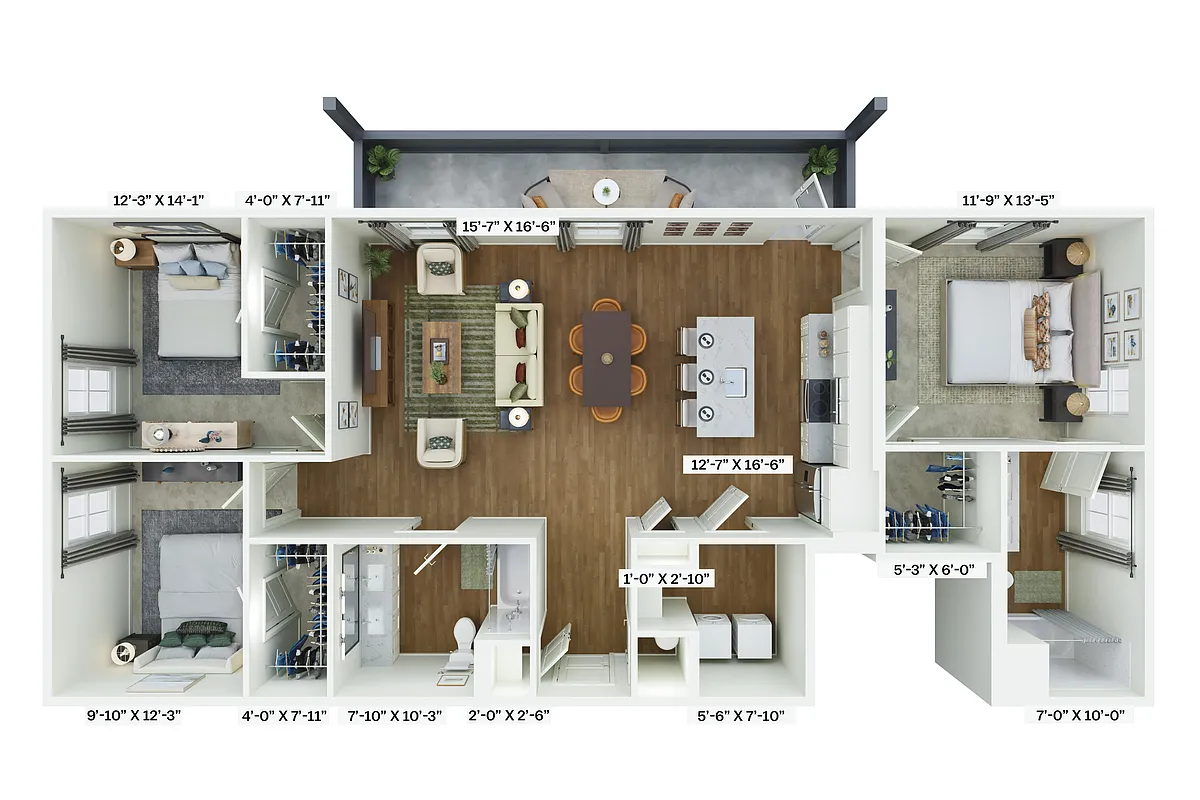 Floor plan C1