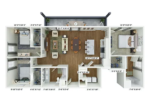 Floor plan C1