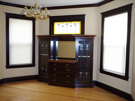 Formal Dining room with builtin hutch 
