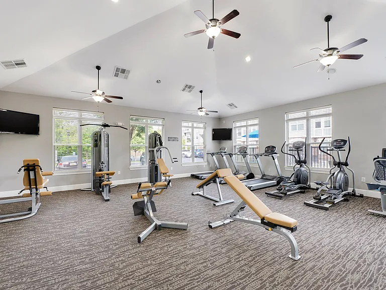 Fitness Center with Training Equipment