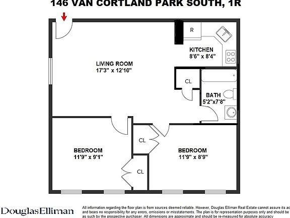 2nd image of 148 Van Cortlandt Park S #1B