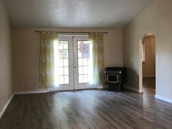 Living room and pellet stove