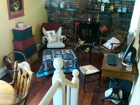 Den with Fireplace