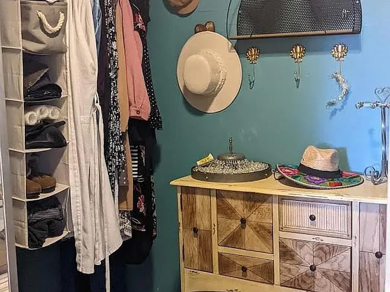 Larger walk-in closet