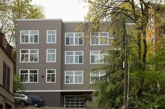 front of building