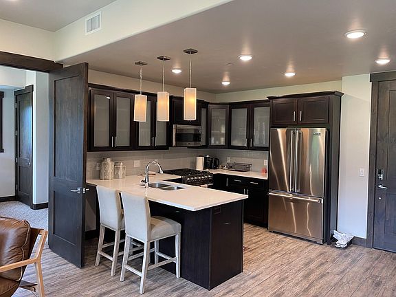 Kitchen is fully stocked.