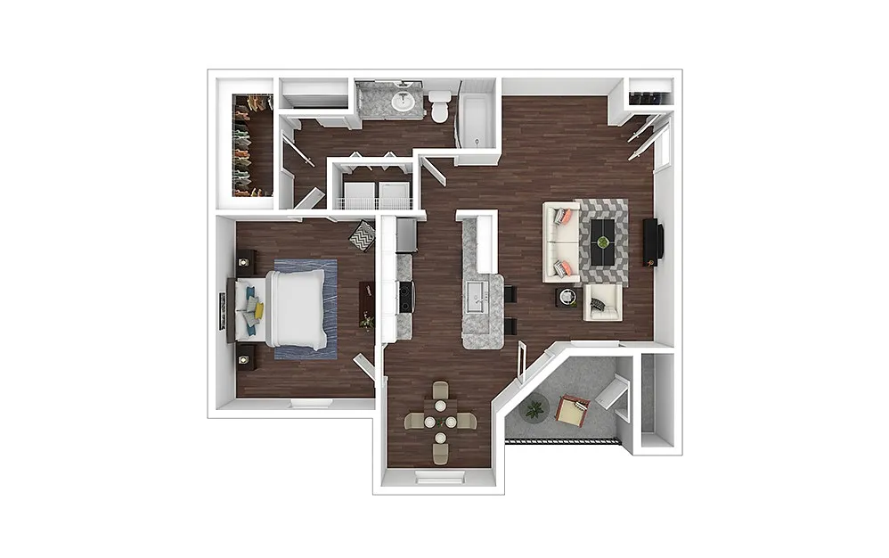 Floor plan Bryan - Renovated