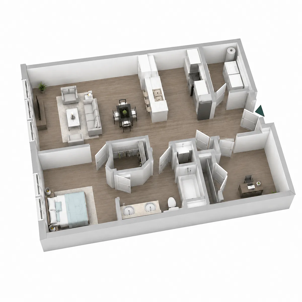 Floor plan The Richmond (Den)
