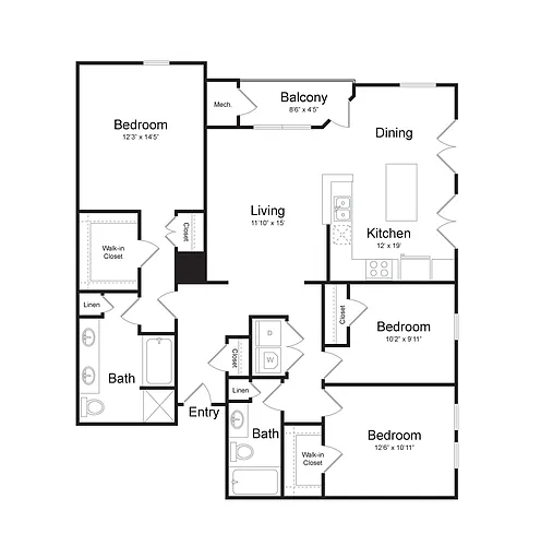 Floor plan C1