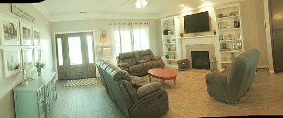 Entrance and Living Room