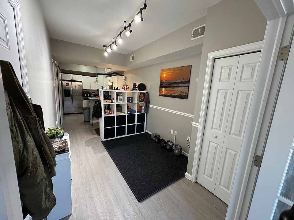 Front entrance and coat closet