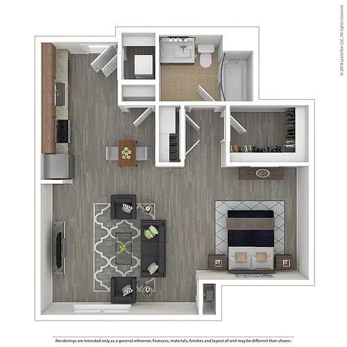 Floor plan S03 - Studio