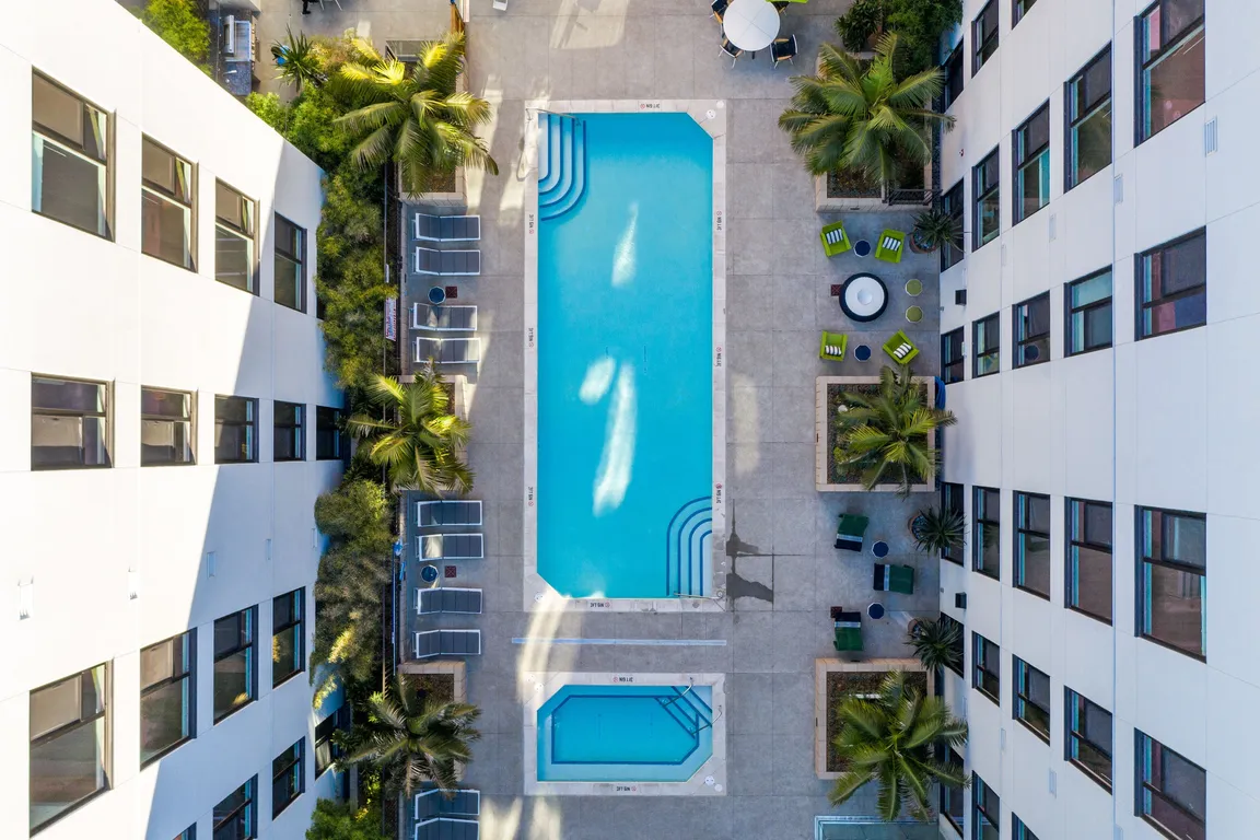 Soak up the sun from above.