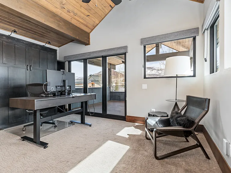 Upper Level Ensuite Bedroom 4 - Set up as Office