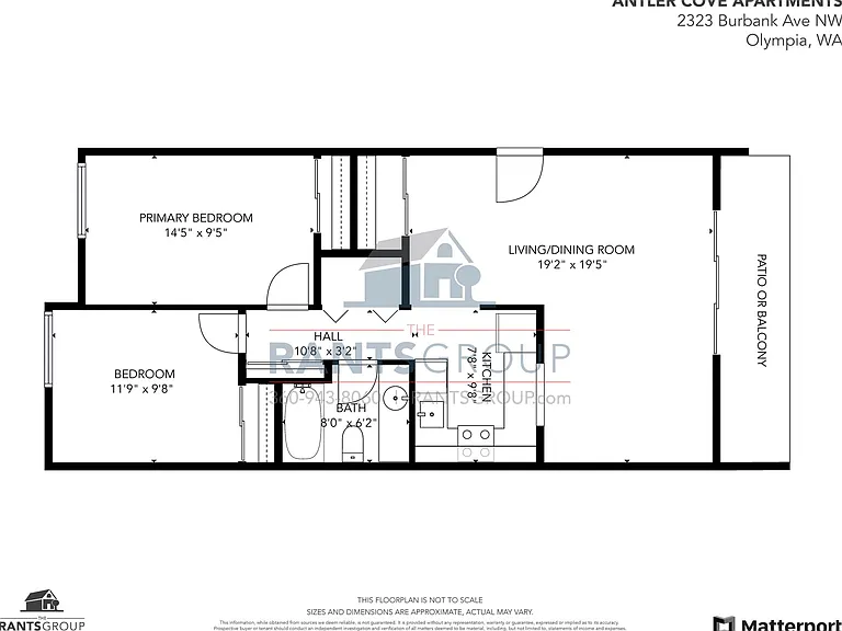 Lovely, wooded 2-bedroom apartment with a large private deck and in-unit washer & dryer! — Photo 10