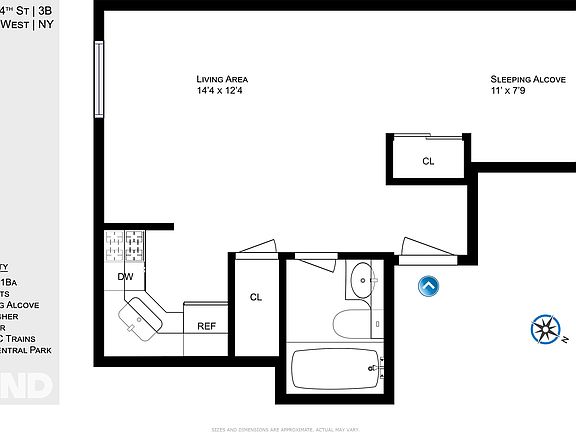 2nd image of 38 W 74th St APT 3B