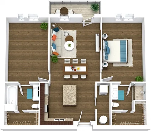 Floor plan B1