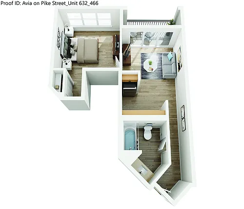 Floor plan The Pike: INCOME-RESTRICTED