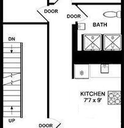 2nd image of 458 W 50th St #4