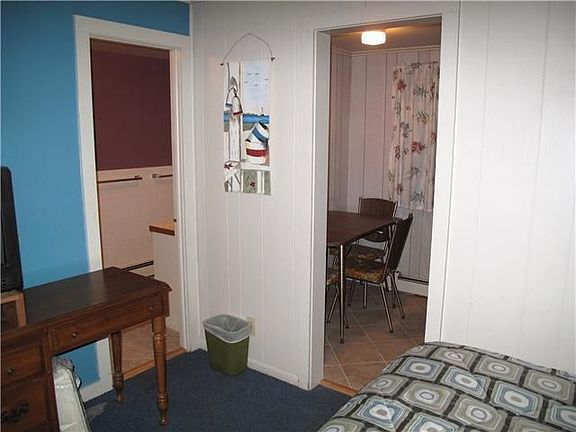 bathroom + kitchen view