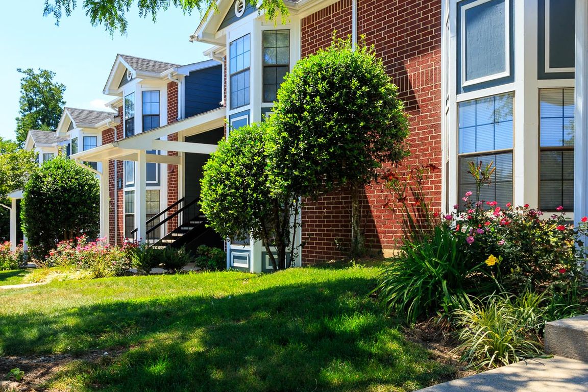 Beautiful Landscaping with Greenery and Flowers