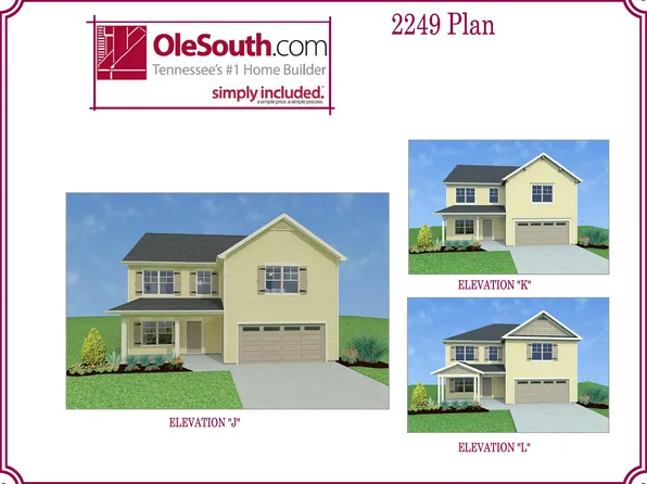 2249 Elevation JKL Plan, Finch Branch