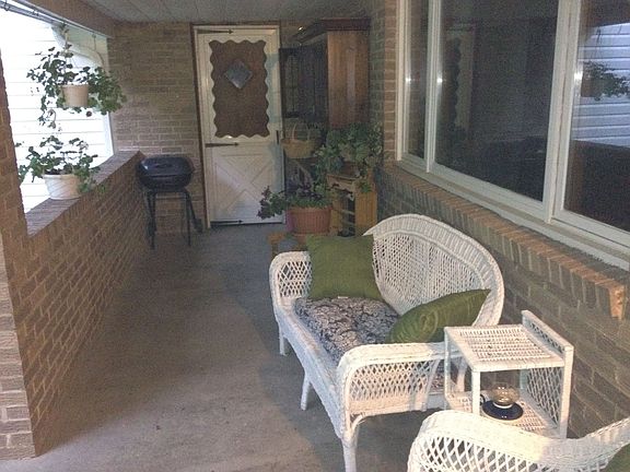 spacious front porch