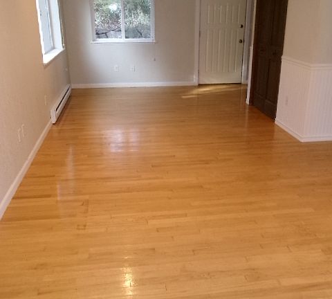 Living room looking at front door