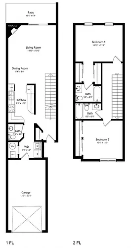 Floor plan Bell Rock
