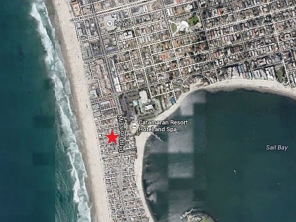 Areal of Mission Beach