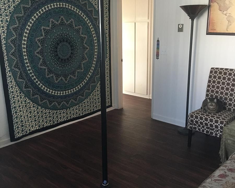 Living room (pole will not be in the middle of the room)