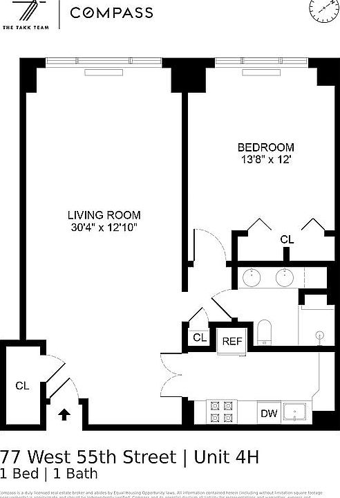 1st image of 77 W 55th St APT 4H