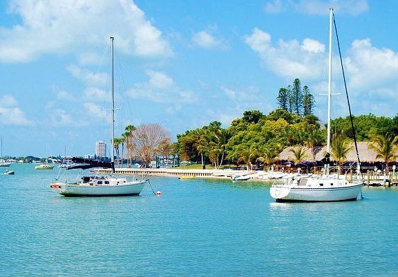 one block from our house