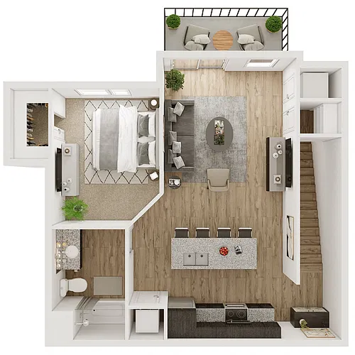 Floor plan The Longview Villa