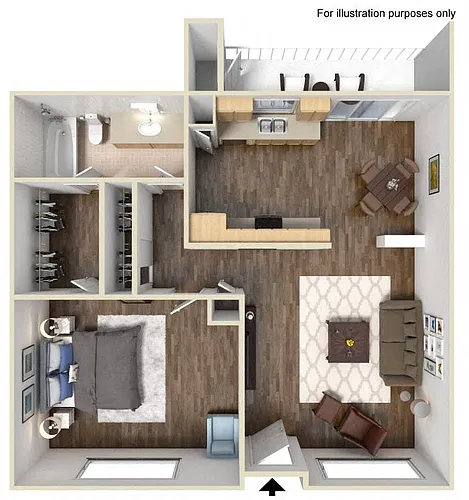 Floor plan 1C1