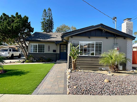 Front landscaping and pathway