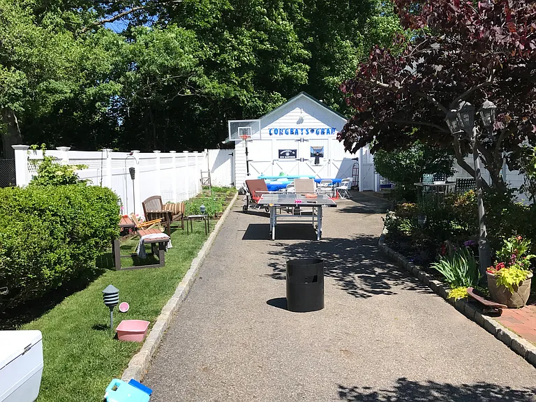 Our long driveway that is not for tenant use. Parking on street in front of house is always available.